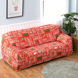 Max All-inclusive Couch Sofa Cover Slipcover for Christmas Words_3 Seater
