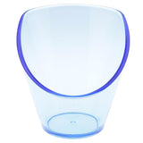 Max Acrylic Salad Fruit Dessert Bowl Food Container Snack Plate Container Blue