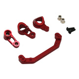 Maxbell Steering Buffer Components Set Accessories for LC Racing Ptg-2 1/10 RC Car Red