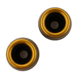 Max 2 PCS Motorcycle Front Fork Cup Drop Resistance Universal  Yellow + Black