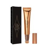 Maxbell Highlighter Stick Easy to Apply Face Brighten Contouring for Nose Body Champagne Gold