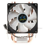Max 90mm Quiet Computer CPU Cooling Fan 3Pins Wire LED CPU Cooler 2