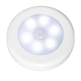 Max Auto Motion Sensor Infrared Toilet Night Light Cabinet Stair Lamp White shell positive white light