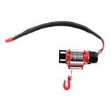 Maxbell Metal Remote Control Wired Winch Set For 1/10 RC Rock Crawler Car Upgrade