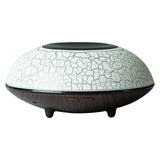Maxbell Ultrasonic Humidifier Wood Grain Cool Mist Maker for Bedside Nursery Car Crack Dark Wood