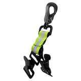 Maxbell Firefighter Glove Strap Fireman Turnout Gear with Buckle Clip Reflective Double Clip