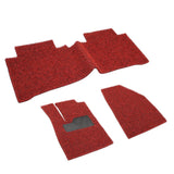 Maxbell 3 Pieces Car Floor Mats Wear Resistant for Byd Yuan Plus Atto 3 21-23 Red