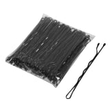 Maxbell 100x Hair Pin Keep Hair in Place Crimpled for Hairdressing Women Black