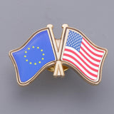 Maxbell The United Nations Metal Flag Pin Badge Enamel Badge Souvenir Medal Grey