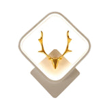 Maxbell Wall Lamp Dimmable Decor LED with Switch Modern Color Warm 24.5x29cm