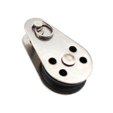 Maxbell Marine Pulley Block Swivel Nylon Accessories Hardware Rope Hanging Lifting 4.5cmx2.6cm