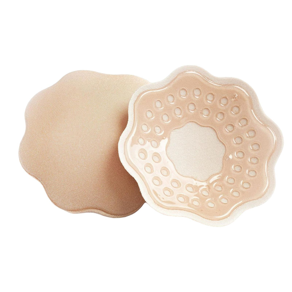 Maxbell 2Pcs 1 Pair Breast Covers Silicone Adhesive Women Men Evening Dress Brown Bossom