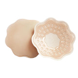Maxbell 2Pcs 1 Pair Breast Covers Silicone Adhesive Women Men Evening Dress Brown Bossom