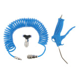 Max Pneumatic Air Blow Dust Air Hose Gun Kit with Joint and Nozzle 4×6 mm Blue
