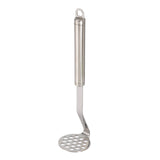 Maxbell Multi Purpose Bean and Potato Masher with Handle Fruit Mashers Hand Masher Argent