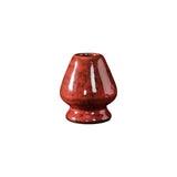 Maxbell Matcha Chasen Whisk Stand Tea Tool Keep Whisk Shape Teaware for Professional Red