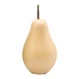 Maxbell Nordic Ceramic Pear Figurine Collectible Statue for Home Cabinet Decoration Yellow 7.7cmx15cm