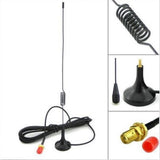 Maxbell SMA-F UHF+VHF Magnetic Car Radio Antenna for BAOFENG Two Way Radio UV-5R Walkie Talkie