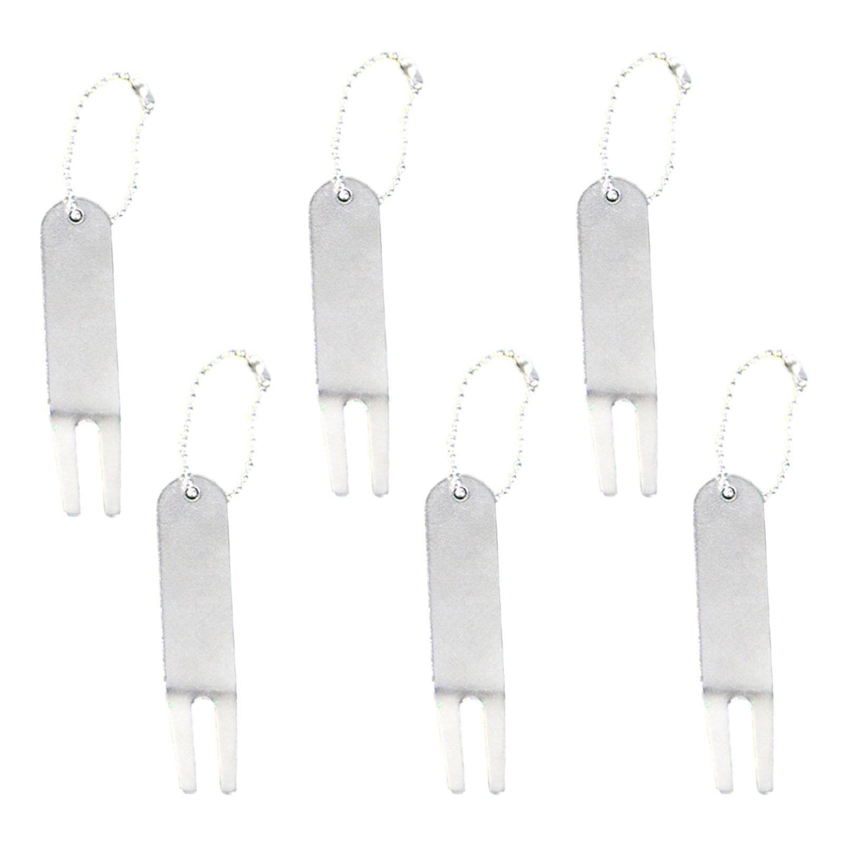 Maxbell 6x Golf Divot Tools Gadgets Lawn Repair Prong for Training Gifts Practice