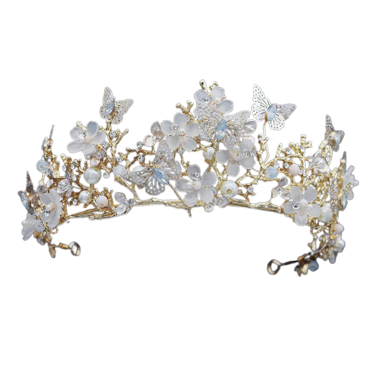 Maxbell Lovely Hair Crown Headband Bridal Crown Headbands Tiaras Party Prom Costume