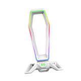 Maxbell Headset Holder Desktop Desktop Display Shelf Desk Gaming for All Headsets White