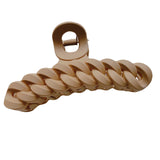 Maxbell Large Hair Claw Clips Women Girls Hair Jaw Clip Elegant for Long Thick Hair Light Coffee