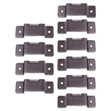 Maxbell 10 Pieces Tape Measure Holder Clip Tool Multifunction Belt Tape Measure Clip Deep Gray