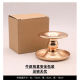 Maxbell Metal Candle Holder Decorative Collectible for Hotel Fireplace Dinner Table