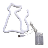 Maxbell Cat Neon Lamp Sign LED Night Light USB Battery Powered Bar Wedding Decor