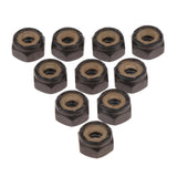Maxbell 10Pcs 5/8/10mm Nuts for Skateboard Longboard Trucks M5