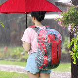 Maxbell Disposable Waterproof Backpack Cover Rain Dust Proof Outdoor Rucksack L 30-40L