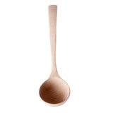 Max Wooden Spoon Soup Ladle Dessert Ice Cream Tea Coffee Spoon B Spoon 19.5cm