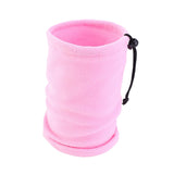 Maxbell Thickened Neck Warmer Veil Neckerchief Scarf for Kids Boys Girls Running Pink