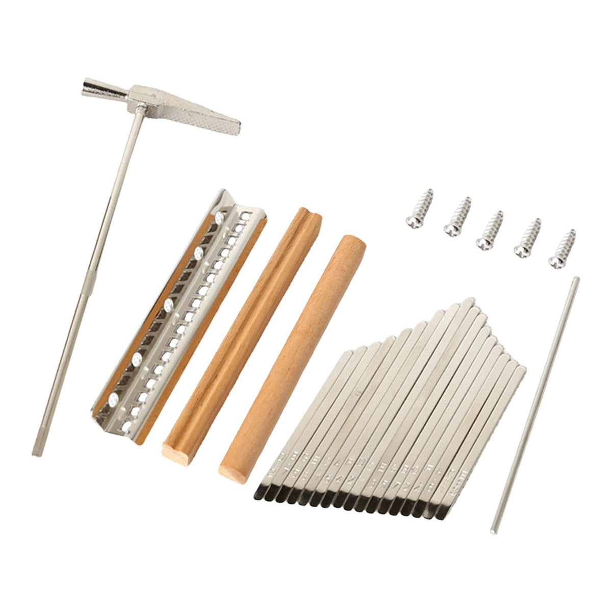 Maxbell Thumb Piano Keys Set Replace Parts Instrument Accessories for Kids Gifts
