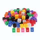 Maxbell Preschool Learning Resources Interlocking Math Link Cubes Building Block Toy