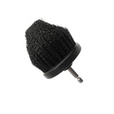 Maxbell Drill Brush 2.5inch Cleaner Washing Brushes for Household Floor Carpet Black