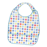 Maxbell Waterproof Adult Mealtime Clothes Protector Bib Dining Aid 42 x 35CM Blue
