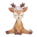 Maxbell Mini Simulated Deer Ornaments Home Garden Car Decoration Ornament Shy - Aladdin Shoppers