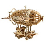 Maxbell 3D Wooden Puzzle Airship Model Home Decoration for Girls Boys Adults Friends
