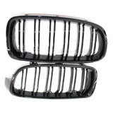 Maxbell 2Pcs Front Kidney Grille Grill 51130054494 for BMW 3 F30 F31