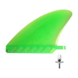Maxbell Surfboard Fins Soft Top Single Center Fins Stand up Paddle Boards Single Fin Green