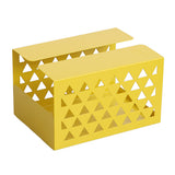 Max Tissue Box Holder, Retangular Napkin Holder Paper Case Dispenser Yellow S