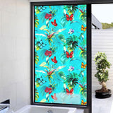 Max Floral Static Cling Stained Window Film Privacy Frosted Glass Stickers 8 - Aladdin Shoppers