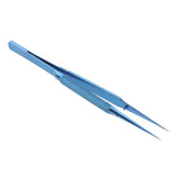 Max Precision Tweezers Anti-Static for Craft Jewelry Electronics Laboratory Work  Titanium Alloy Straight Head