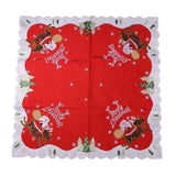 Maxbell Christmas Holiday Dining Tablecloth Polyester for Buffet Table Indoor Patio
