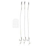 Max 3pcs Ready Tied Carp Fishing Rigs - Barbed Hook Assembled Rigs Hook Size 4