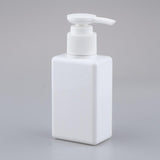 Max PETG Pump Dispenser Lotions Bottle for Shampoo,Body Wash,Soap 100ml White