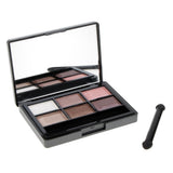 Max 6 Color Pearl Glitter Eye Shadow Powder Palette Matt Eyeshadow Cosmetic Kit 03#Fashion Smoky
