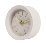 Maxbell Desk Clock Keeping Accurate Time Bedside Clock for Living Room Office Indoor Brown