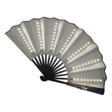 Maxbell LED Folding Fan Supplies Fittings Night Show for Party Christmas White